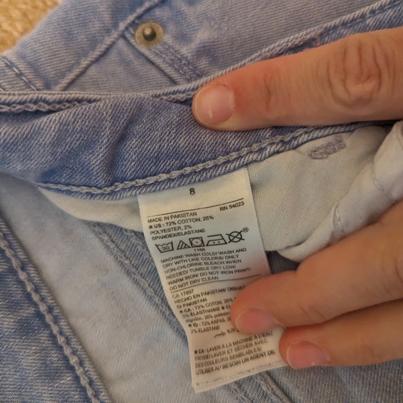 Old Navy midrise rockstar skinny jeans size 8 - Picture 3 of 5